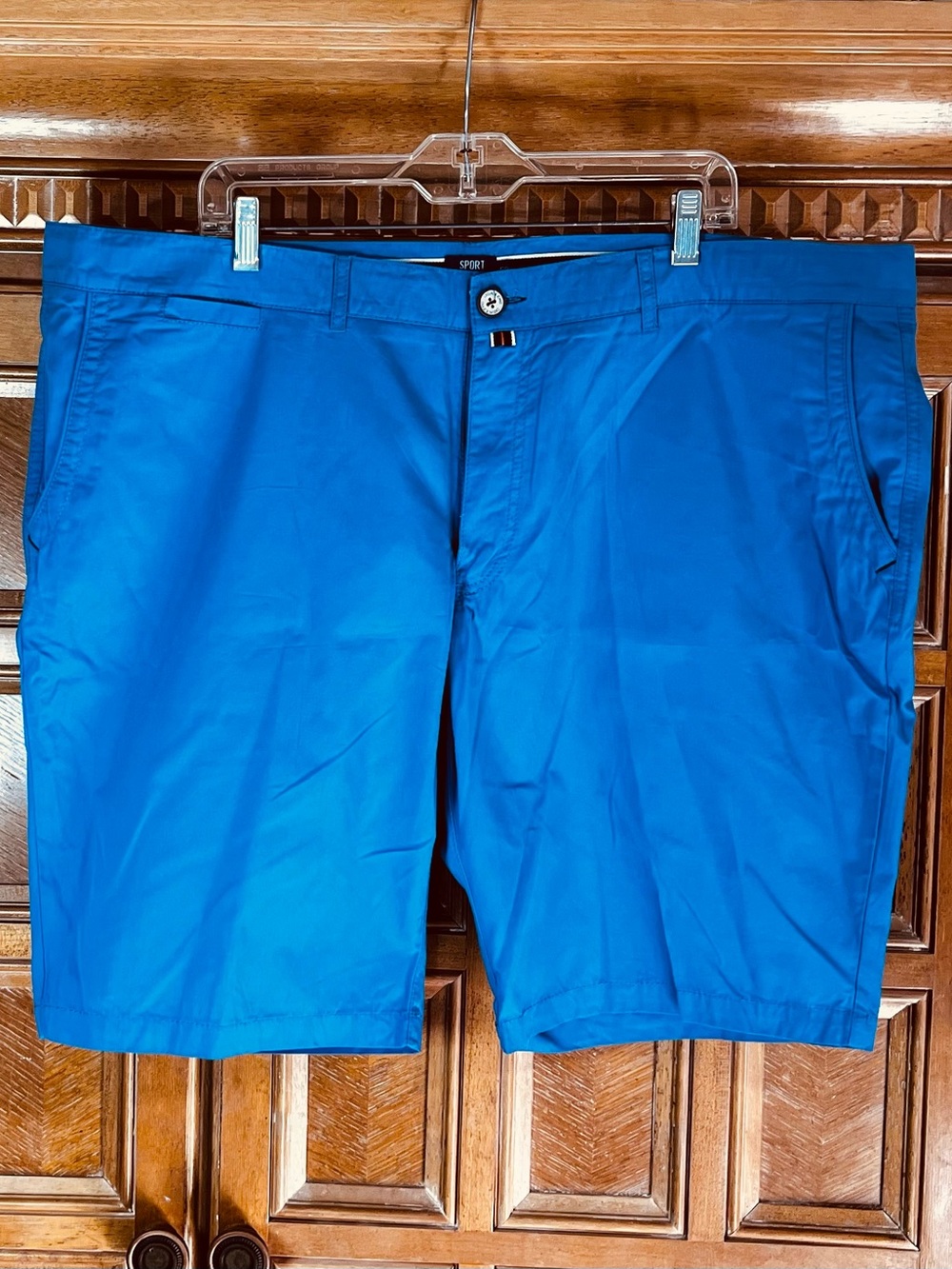 Sport 2000 Madrid Men’s Shorts Size 58 blue Bermuda Golf Casual Made in Spain 10